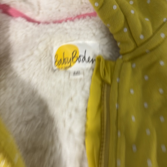 Baby Boden Shearling Lined Hoodie NWT - Picture 3 of 3